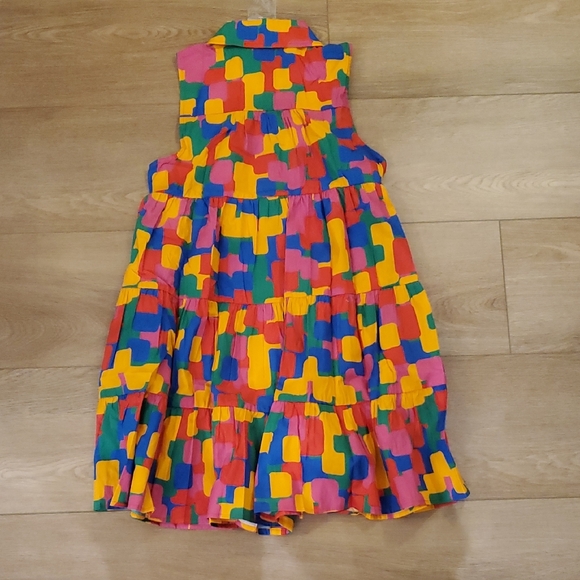 Super Fun Multicolor Sleeveless Tiered Dress - Picture 6 of 6
